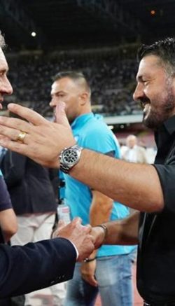 Imbratisare Ancelotti-Gattuso