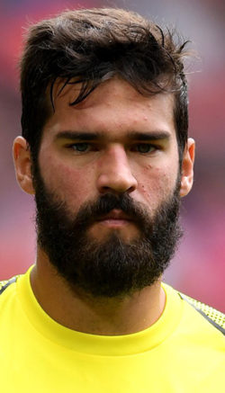 Alisson, gafa in Leicester-Liverpool